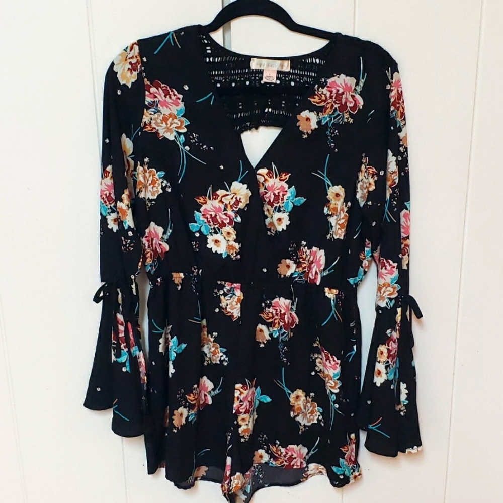 Long sleeve romper